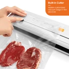 Portable Vacuum Sealer With Built-in Cutter And BPA Free Vacuum Bags For Food Packaging Sous Vide Cooking And Vacuum Food Saver