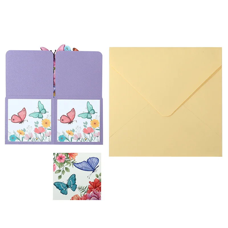 3D Pop up Birthday Greeting Card Butterfly Happy Birthday Greeting Cards for Men and Women