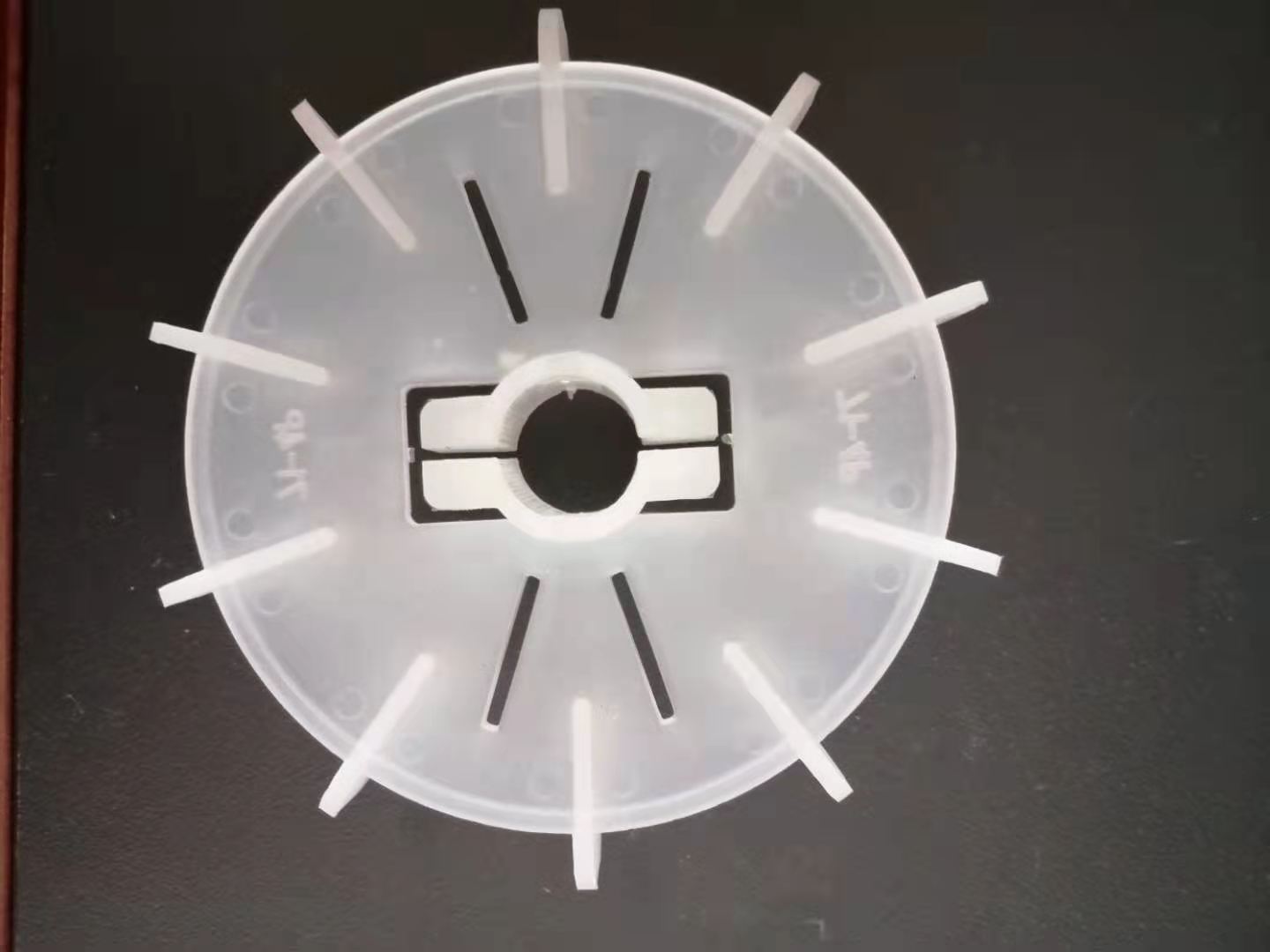 Plastic Impeller Electric Motor Cooling Fan Blade For Threephase