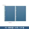 Coral blue-a5-2 pieces