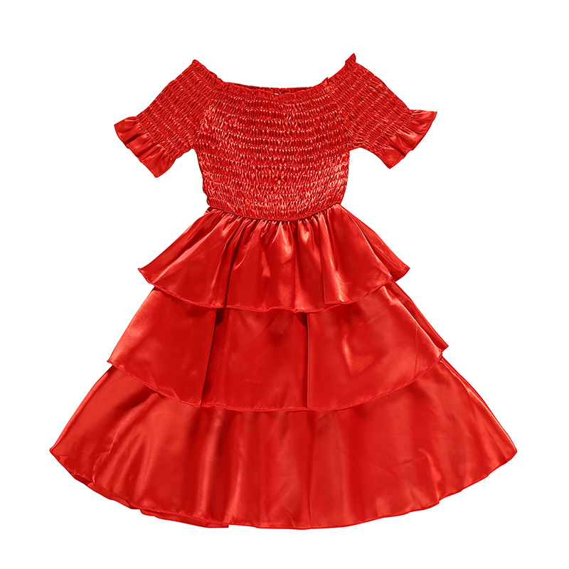 Оптовая продажа, Европейское многослойное платье для девочек, детское винтажное платье на лето, детское платье