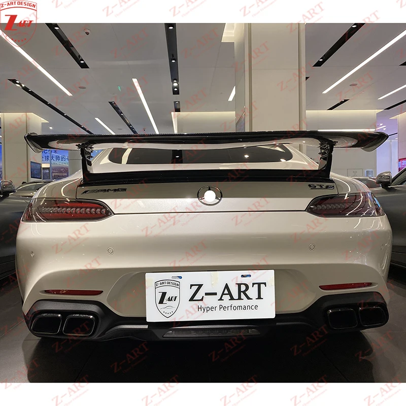 Zart 20152019 Gtr Rear Spoiler For Amg Gts Carbon Fiber Rear Wing For