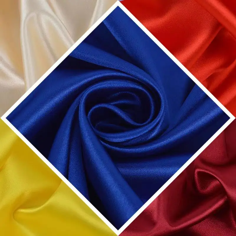 Wholesale Silk Satin Fabrics For Wedding Dresses Lining Fabric 100