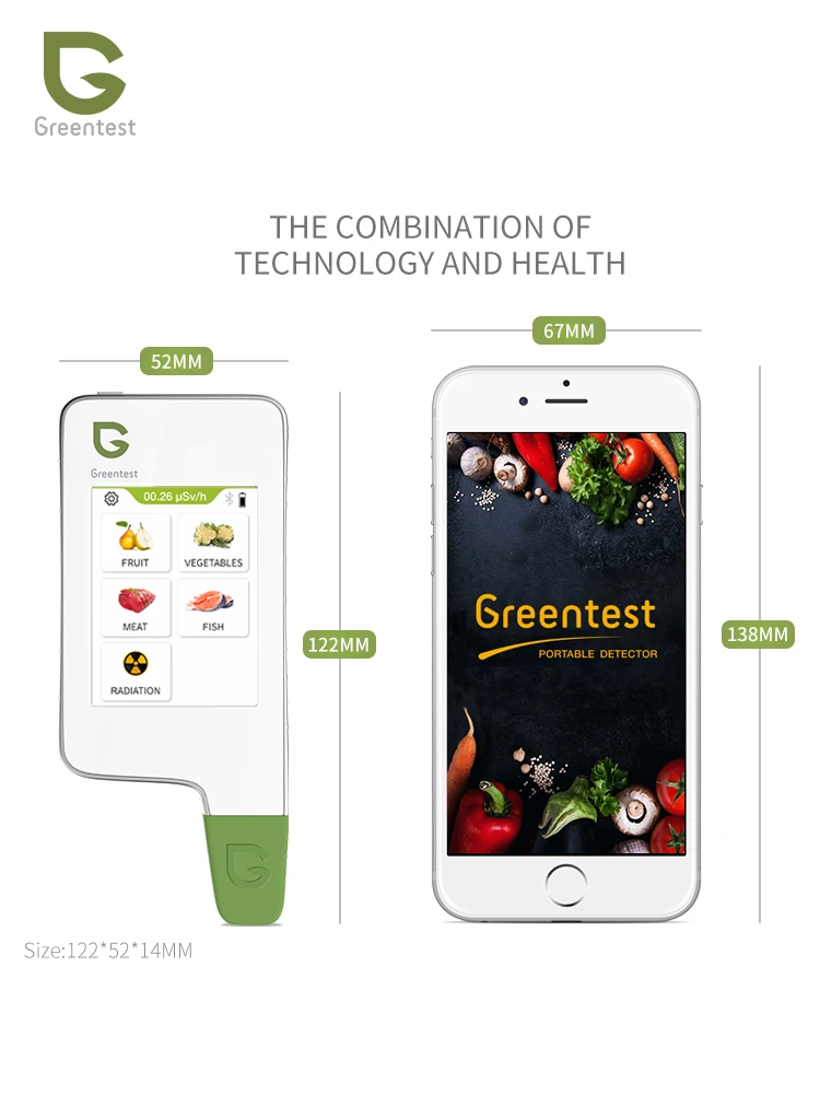 Greentest ECO 4FT High Accuracy Read Digital Food Nitrate Tester,fruit, Vegetable and Water Tester/Health Care