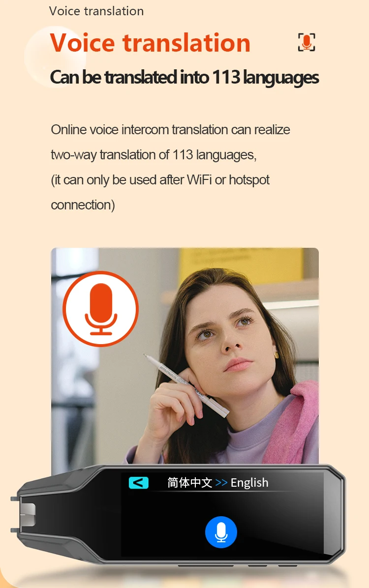 Factory Customized New Reading Pen Scanning Intelligent Language