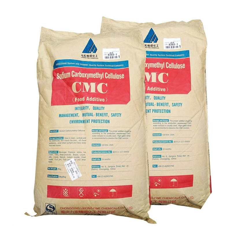 Bulk Additives Edible Emulsifier Sodium Thickener Food Grade Cmc Carboxymethyl Cellulose Powder