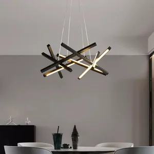 Nordic High-End Designer Light Luxury Chandelier for Living Room Bedroom Restaurant Creative Art Pendant Lamp for Hall