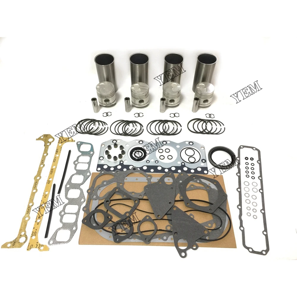 C221 Rebuild Kit With Liner Piston Rings Full Gasket Kit for Isuzu