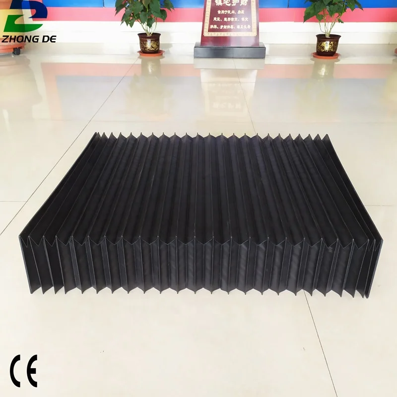 CNC Machine Tool Accessories Accordion Bellows Iron Protective Telescopic Cover Protective Armor Telescopic Bellows Cover