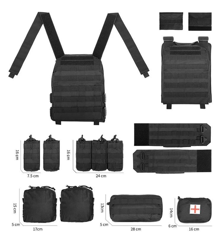 Sabado Camouflage Training Molle Quick Release Tactical Gear Chalecos Tactico Plate Carrier