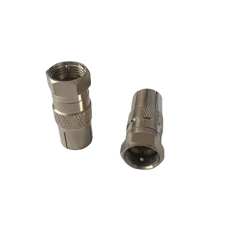 High Performance F J/TV K Adapter Connector F Male Head to TV Female Head Coaxial Adapter for Sale