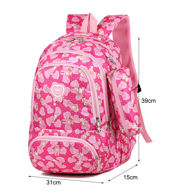 30l Cartoon Schoolboy Bag Girl Primary School Backpack Fresh 6-12 Years ...