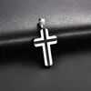 Pendentif argent noir