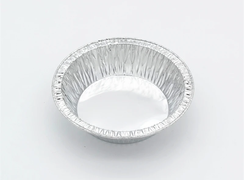 product tia yb39 five inch small disc square aluminum foil cup appetizer container compact foil cup for tapas and bites-6