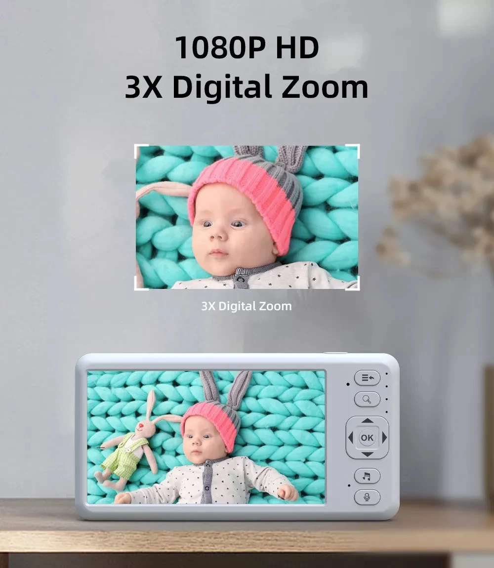 5.0" Smart Baby Monitor Baby Product Wifi Tuya Video Baby Monitor With