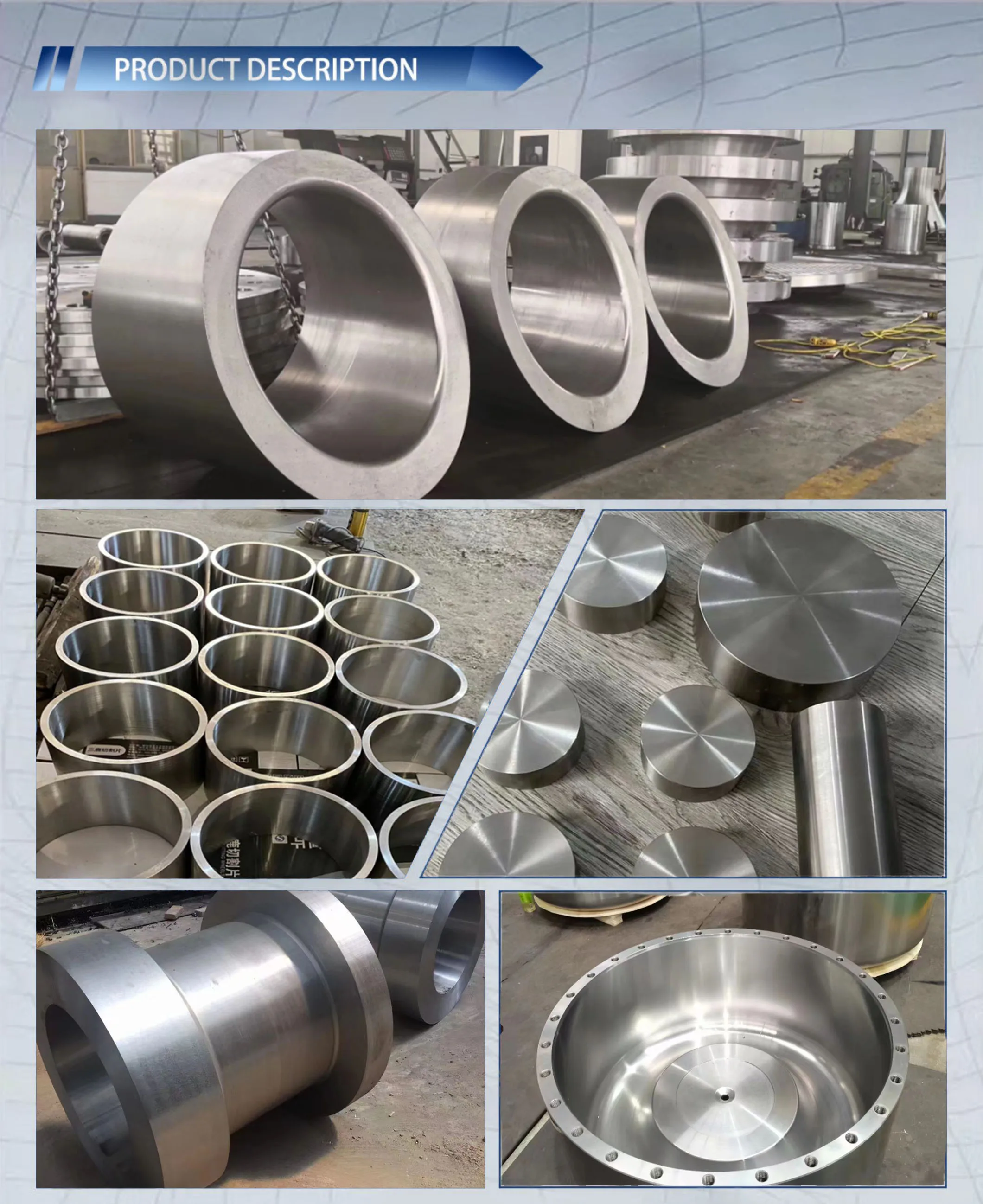 304 316L 2205 Hastelloy C276 Inconel 625 Monel 400 alloy Stainless Steel Centrifuge Tube Forging Tubes And Rings