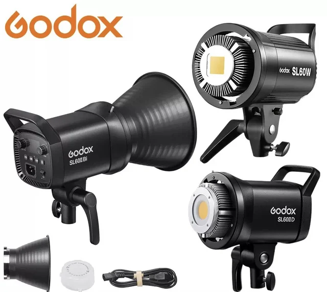 Godox 60W SL60W COB Studio Photography Lighting Godox Light for Shooting Video