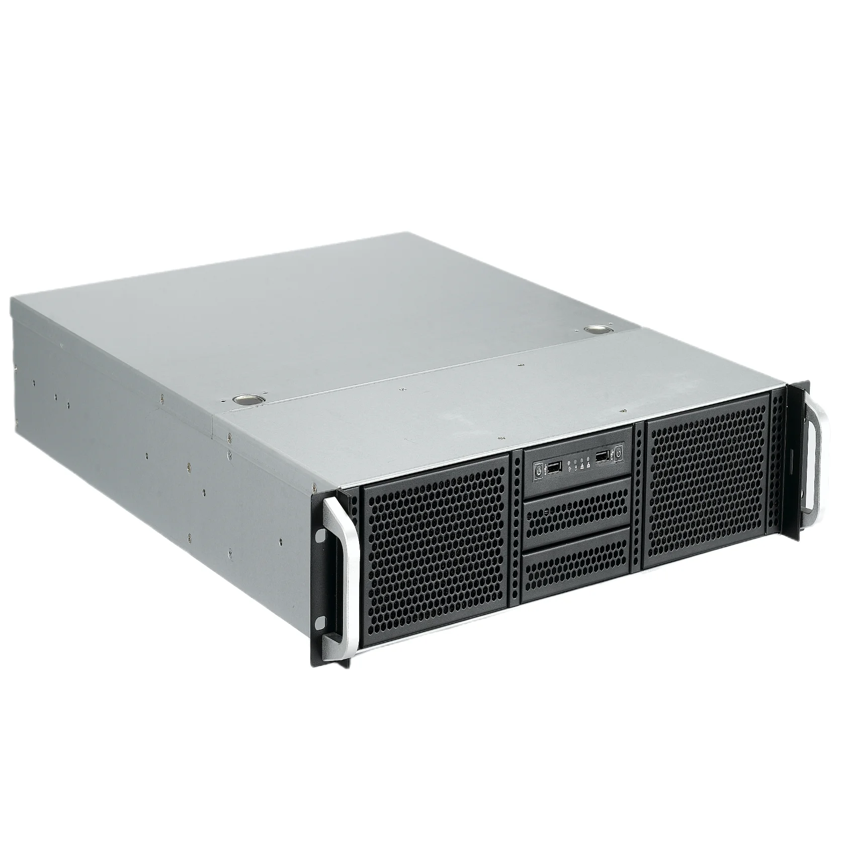 Oem/odm 2u550 Server Chassis Rack Mount Industrial Computer Case Up To 8*3.5" Hdd Atx Board