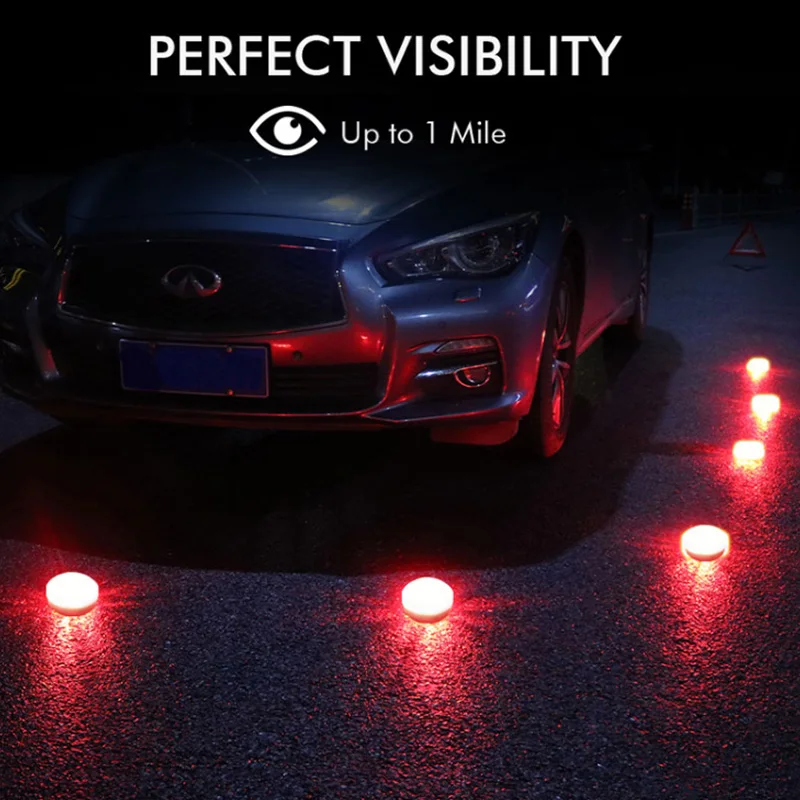 2021 New Products 9LED Car Door Warning Lights Emergency Safety Lights LED Strobe Warning Road Flare Light Beacon With Magnetic manufacture