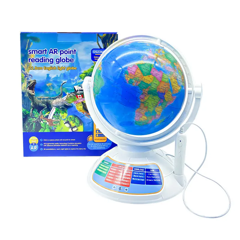 Intelligent Globe for Children's Educational Toy Stylus+app Talking Interactive  Magic Adventure  Globe Early Childhood Learning