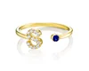 Gold/blue-S