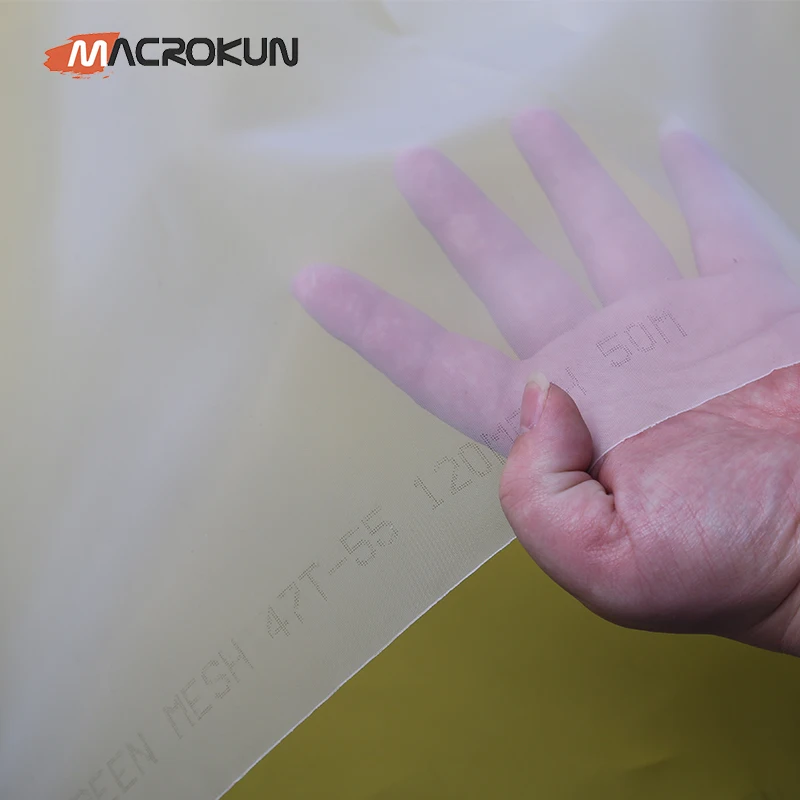 Polyester Silk Screen Printing Mesh Bolting Cloth 32T 36T 39T 43T 47T 54T 59T 64T 72T 77T 80T 90T 100T 120T