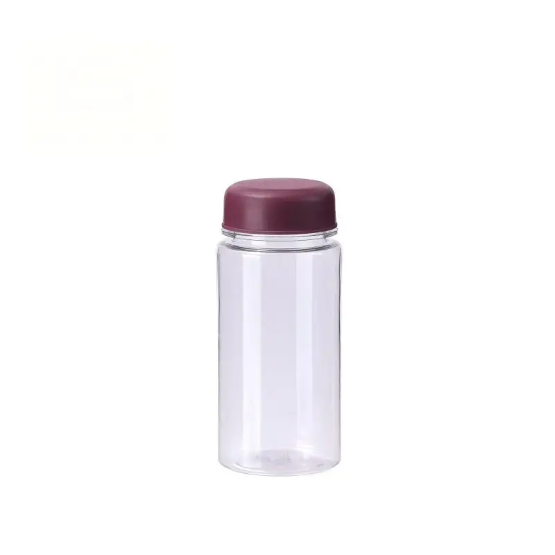 350ml Plastic Kids Water Bottles OEM Promotion Gift Bottle Portable Transparent Drinkware for Travel Camping
