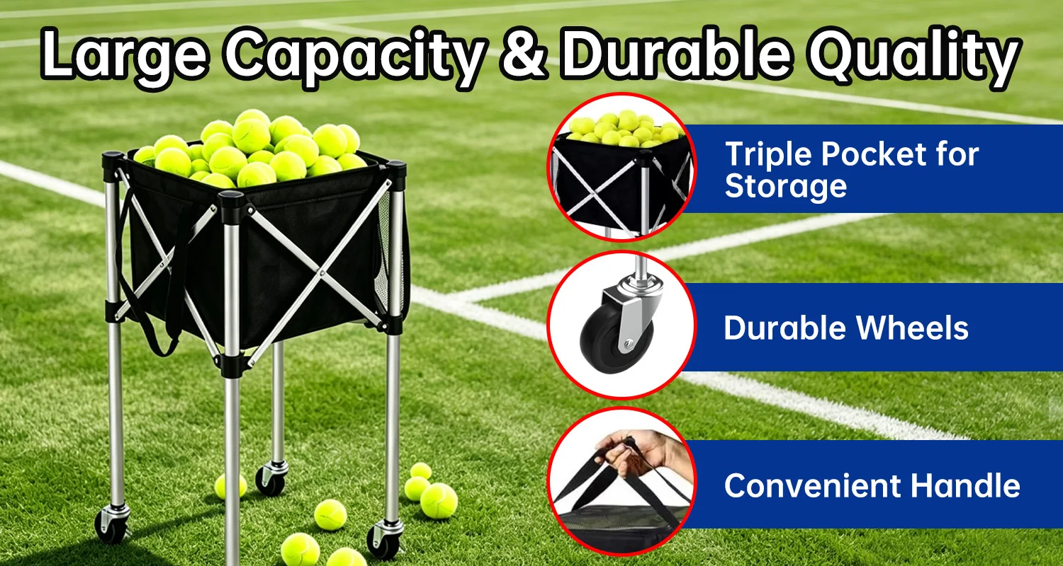 Wholesale Tennis Ball Hopper, PortablePickleball Ball Hopper with ...