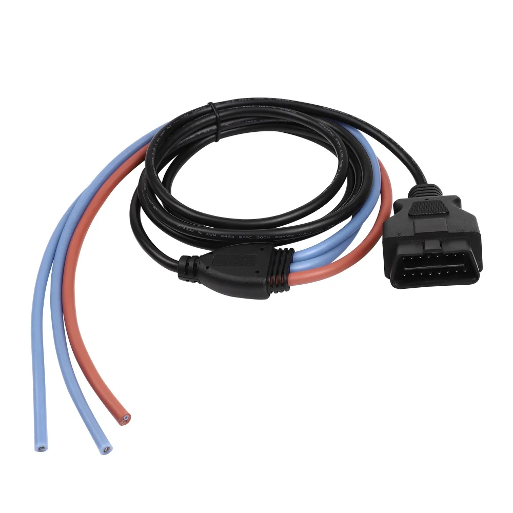 Custom J1962 OBD OBD2 12-24V Male Female Splitter OBDII Y Diagnostic Cable for Code Reader