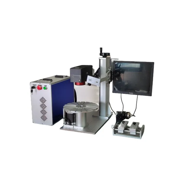 100w Jpt Mopa 3D Relief Metal Fiber Laser Gold Silver Steel Laser Marking Cutting Machine