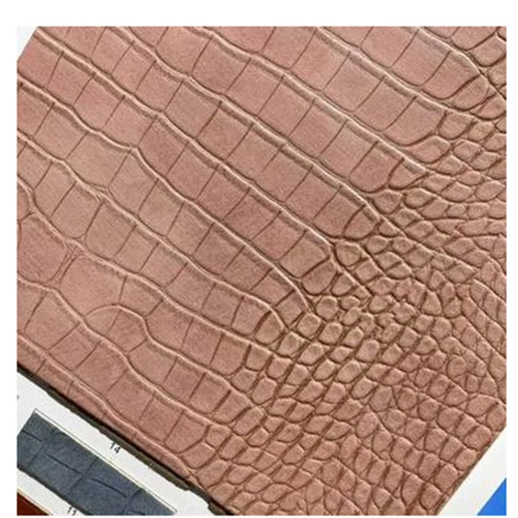 Low Price Crocodile Grain Texture Skin Pattern Embossed Pvc Synthetic ...