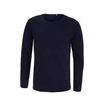 Casual unisex black plain t-shirt custom,wholesale full sleeve shirts for men,long sleeve t-shirts for men