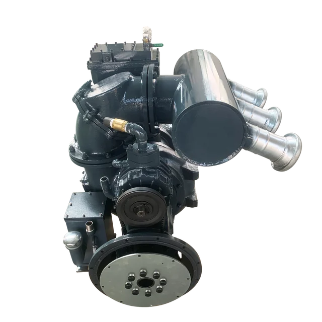 Diesel engine driven air-cooled engine rapid drainage self-priming centrifugal pump