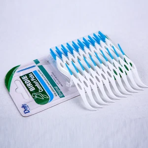 Daily Care Hotsale with Clean Rubber Head Portable Interdental Brush Pick for Adults