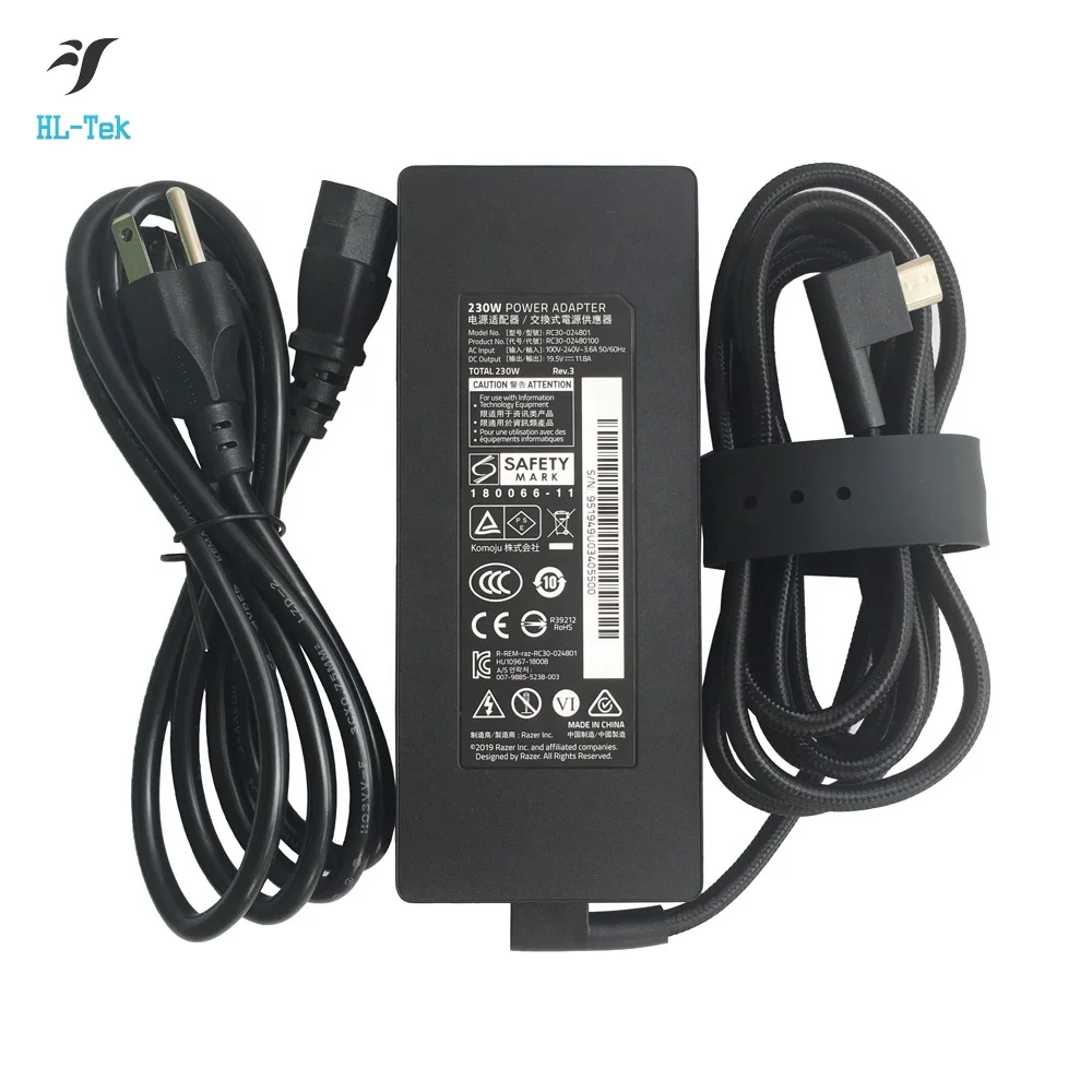 Genuine 230W Ac Adapter for Razer Blade Pro 17 Charger