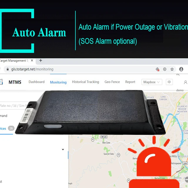 Mini Solar Track 10000mah for Container Truck Tailer Controller 2g 4g Gps Tracking Device Solar tracker Price