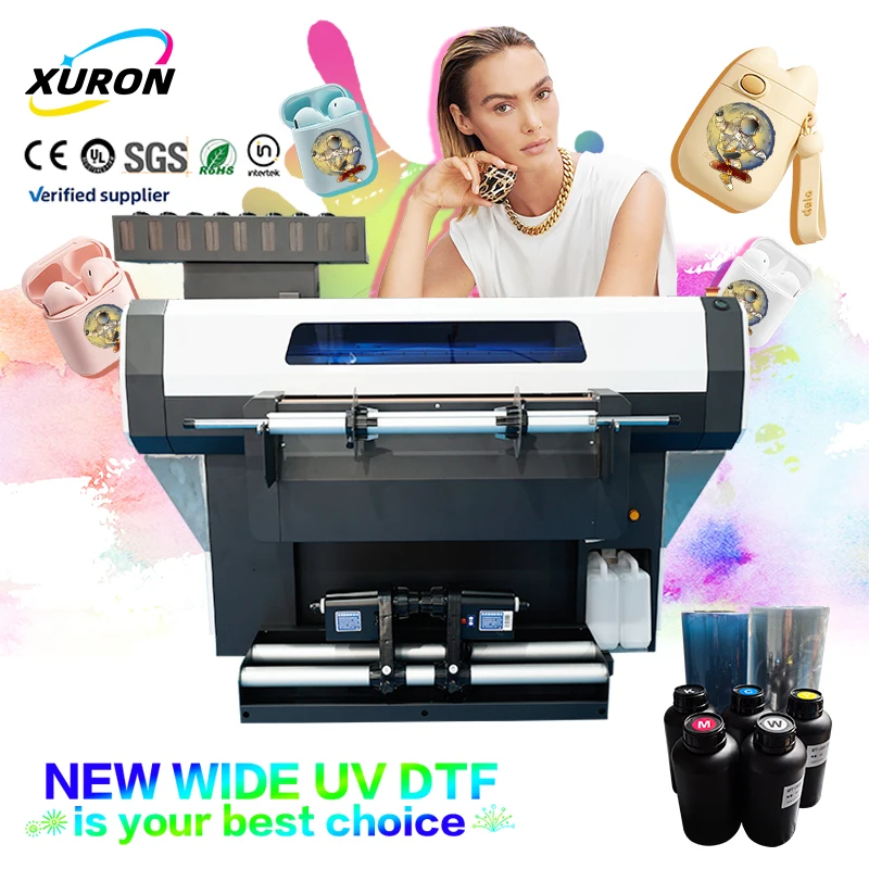 Eco-Conscious Fully Automatic UV DTF Printer Energy-Efficient Multifunctional 300mm 600mm Print Dimensions Recommended Vendor