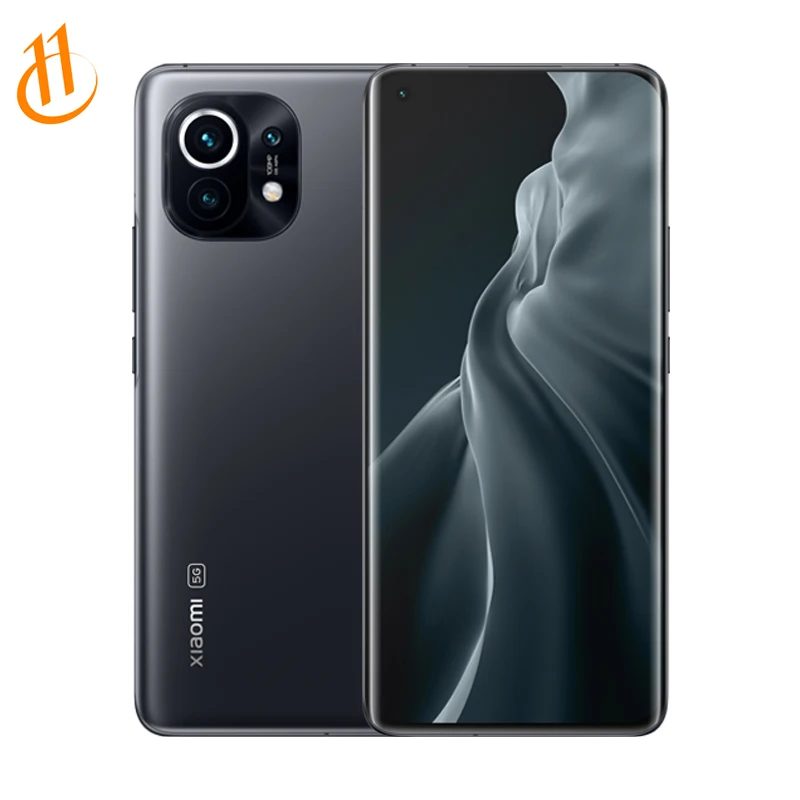 Глобальная версия смартфона Xiaomi Mi 11 8 ГБ ОЗУ 256 Гб ПЗУ 888 Восьмиядерный 55 Вт Быстрая зарядка 120 Гц AMOLED оригинальный Xiaomi