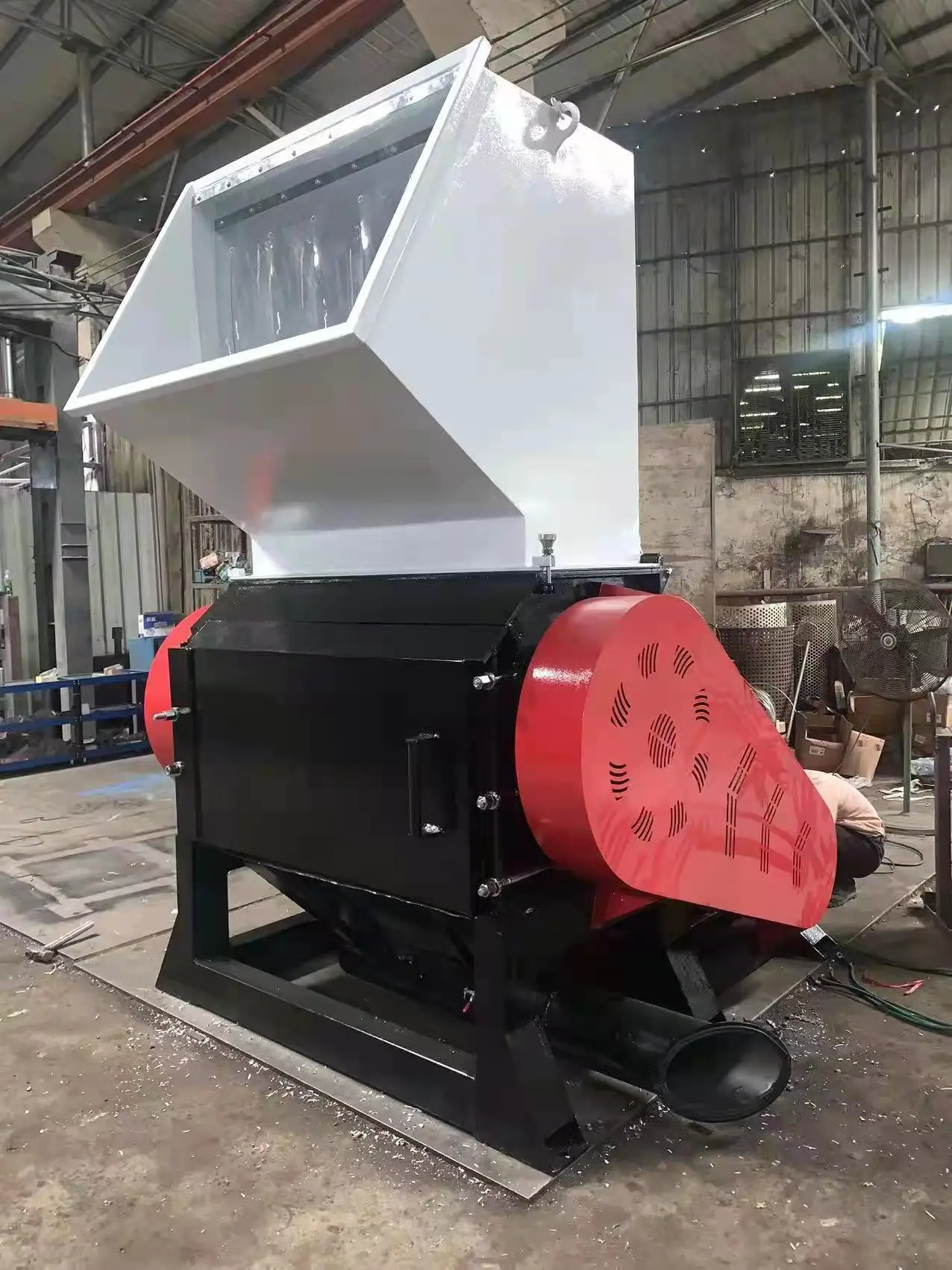 Tire Shredders Tyre Recycling Equipment E Waste Recycling Plant Plastic