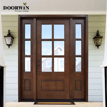 Doorwin American Wooden Main Door Design Front Doors For Houses Modern ...