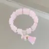 Ice soul butterfly tassel pink