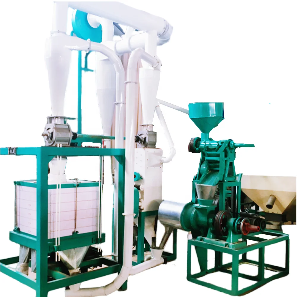 Kenya Tanzania South Africa Malawi Rwanda Angola Cameroon 5 Ton/24h Maize Flour Mill Machine