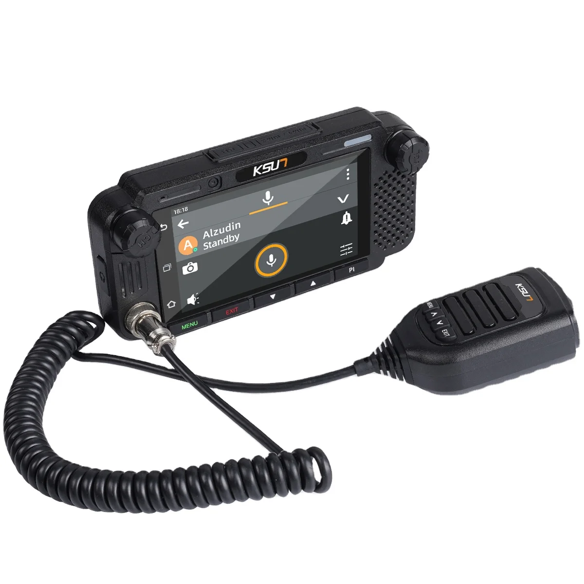 KSUN ZL58 Dual Camera Touch-screen 4G POC Walkie Talkie Car Radio