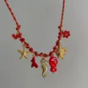 Red seahorse