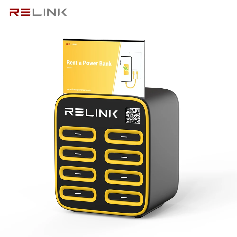 8 Ports Customize Charger Box Shared Power Bank Station Rental Mobile Charging Station