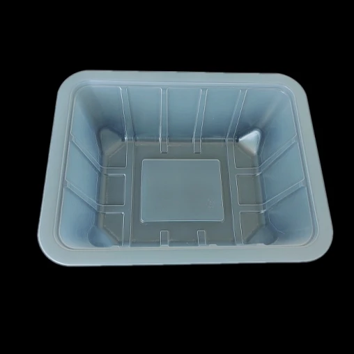 Customized Disposable Plastic Rectangular clear Sealable Tofu Blister Tray Packaging Food Container Box