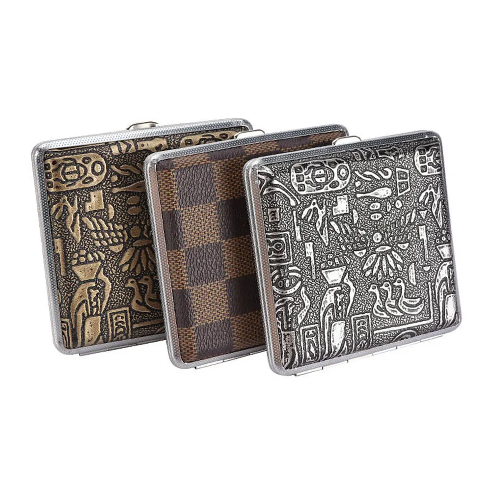 20 Luxury Smoke Cigarette Case Vintage Cigarette Case for Smoke Shop  Leather Cigarette Case
