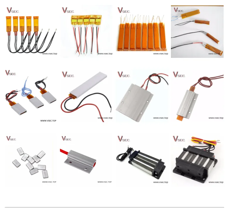 Factory Customization Ceramic PTC Heating Element for Glue Guns PTC Air Heaters Element
