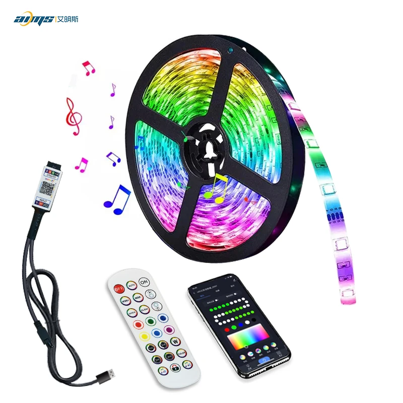 App Remote Smart Smd5050 Flexible Led Strip Light 2m 3m 4m 5m 30led