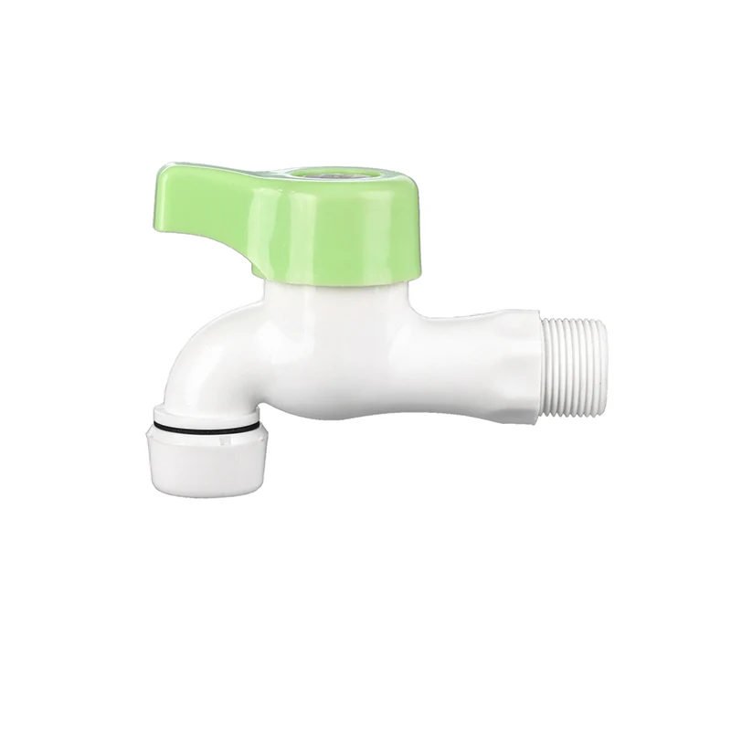Thailand Myanmar Single Handle Plastic Colorful pp Abs Faucet Water Tap in Basin Faucets